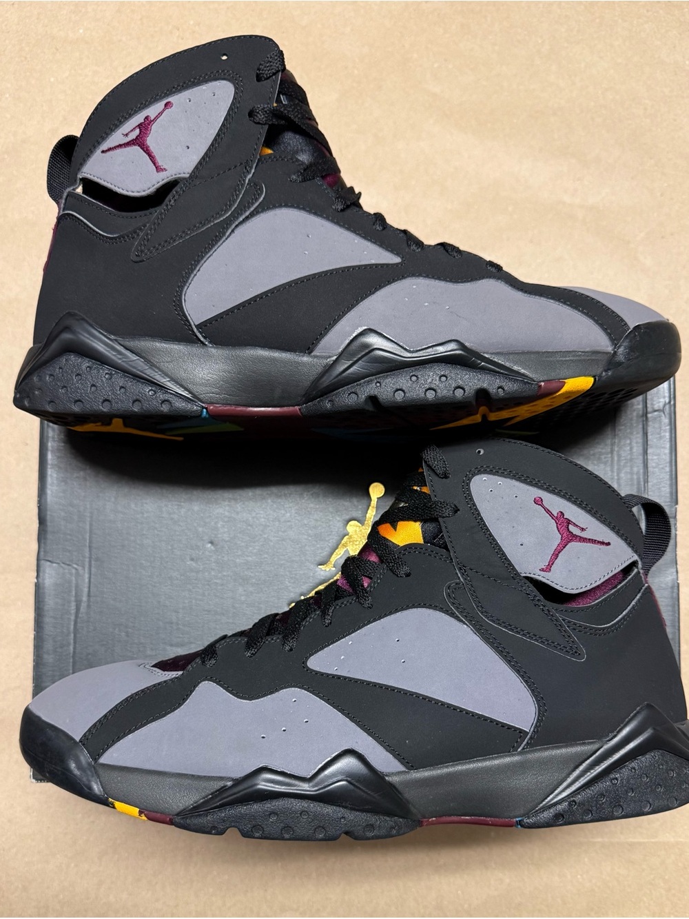 Nike Air Jordan 7 VII Retro Bordeaux Mens size 13 Basketball Shoes Rare NDS!